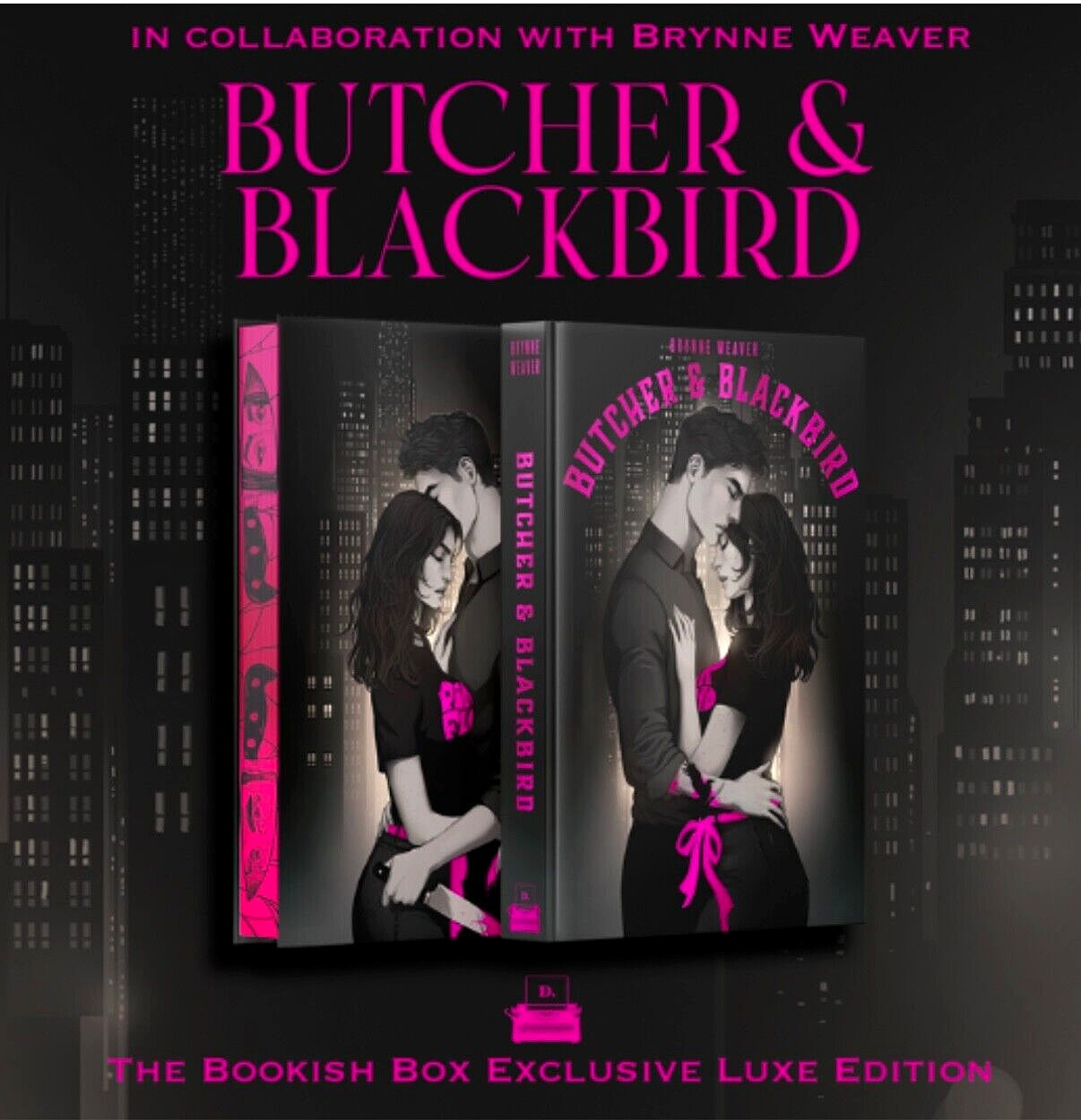 SIGNED Butcher & Blackbird Brynne Weaver BOOKISH HC Stenciled w/ Sticker SEALED