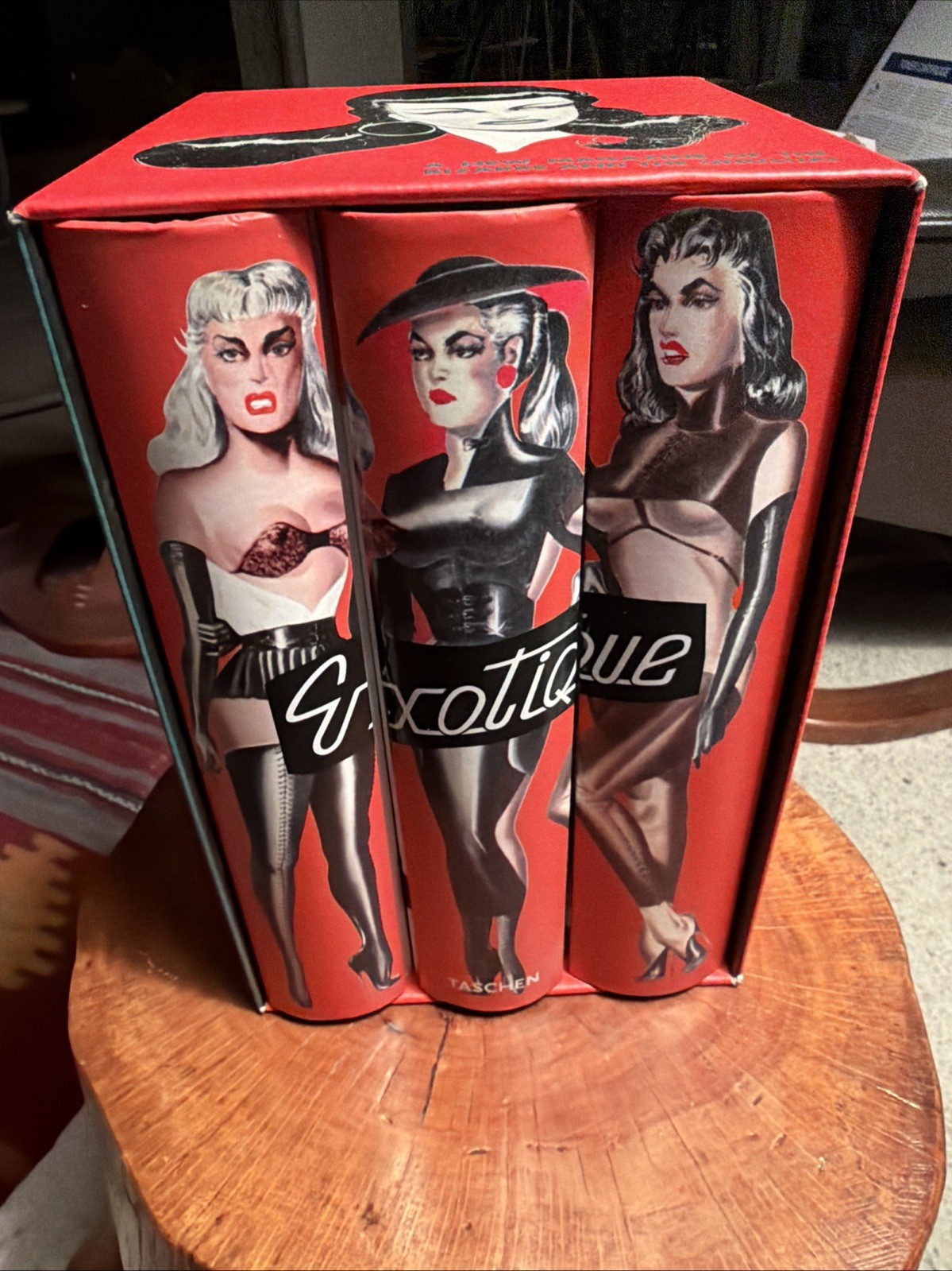 Exotique By Kini Christy 1998 Betty Page Taschen HC Trilogy Set Books Stanton
