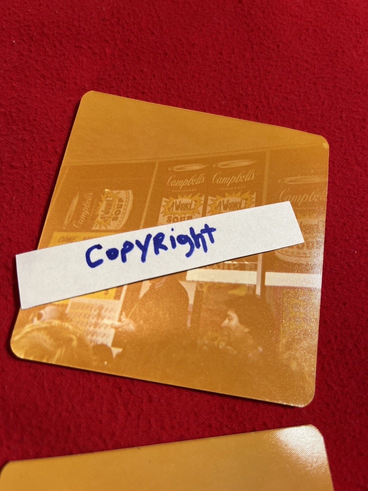 🔥 Andy Warhol Book Tomato Soup Label Photo UNIQUE RARE ARTIST SIGNED AWESOME