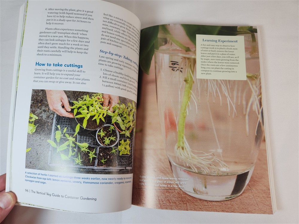 The Vertical Veg: Guide To Container Gardening By Mark Ridsdill Smith 2022 PB