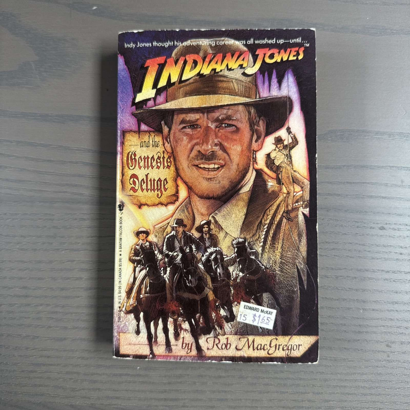 Indiana Jones and the Genesis Deluge (A Bantam Falcon Book) By Rob MacGregor PB