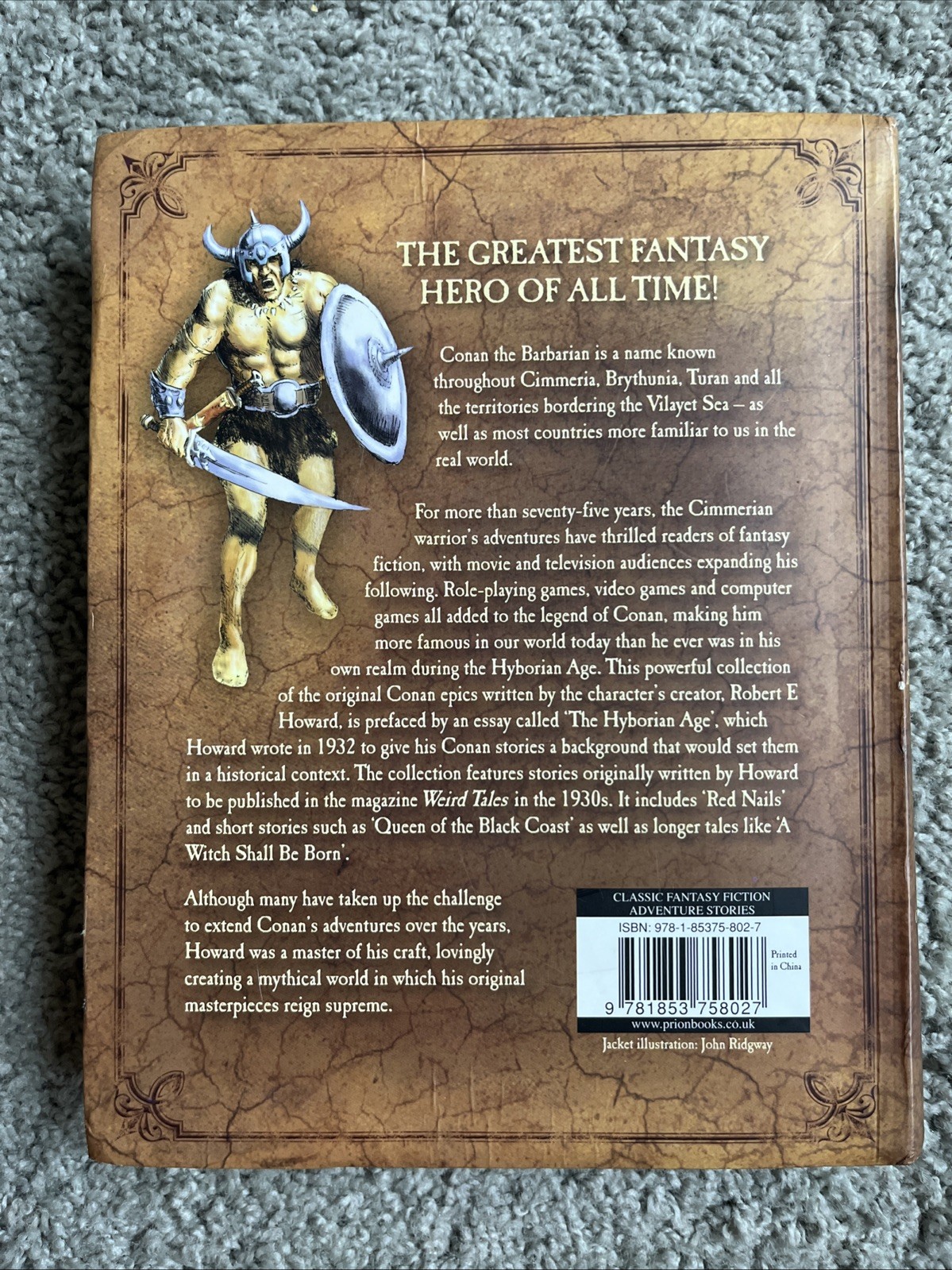 Robert E. Howard Conan The Barbarian – The Original Unabridged Adventures