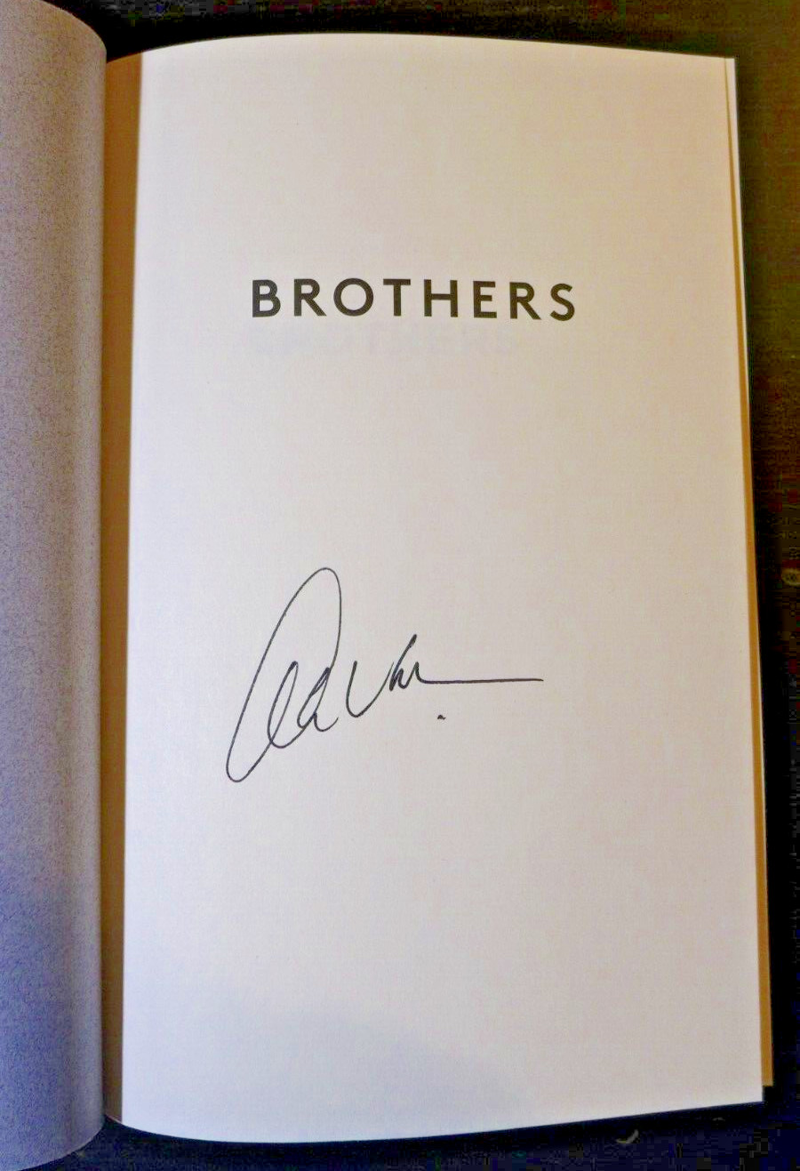 ALEX VAN HALEN – AUTOGRAPHED “BROTHERS” NEW SIGNED UK BOOK MEMOIR EDDIE 2024