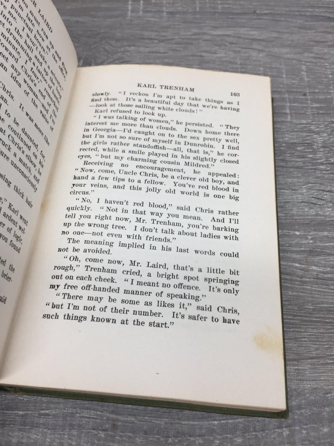 Christopher Laird Sidney McCall 1919 First Edition Dodd, Mead & Company Novel