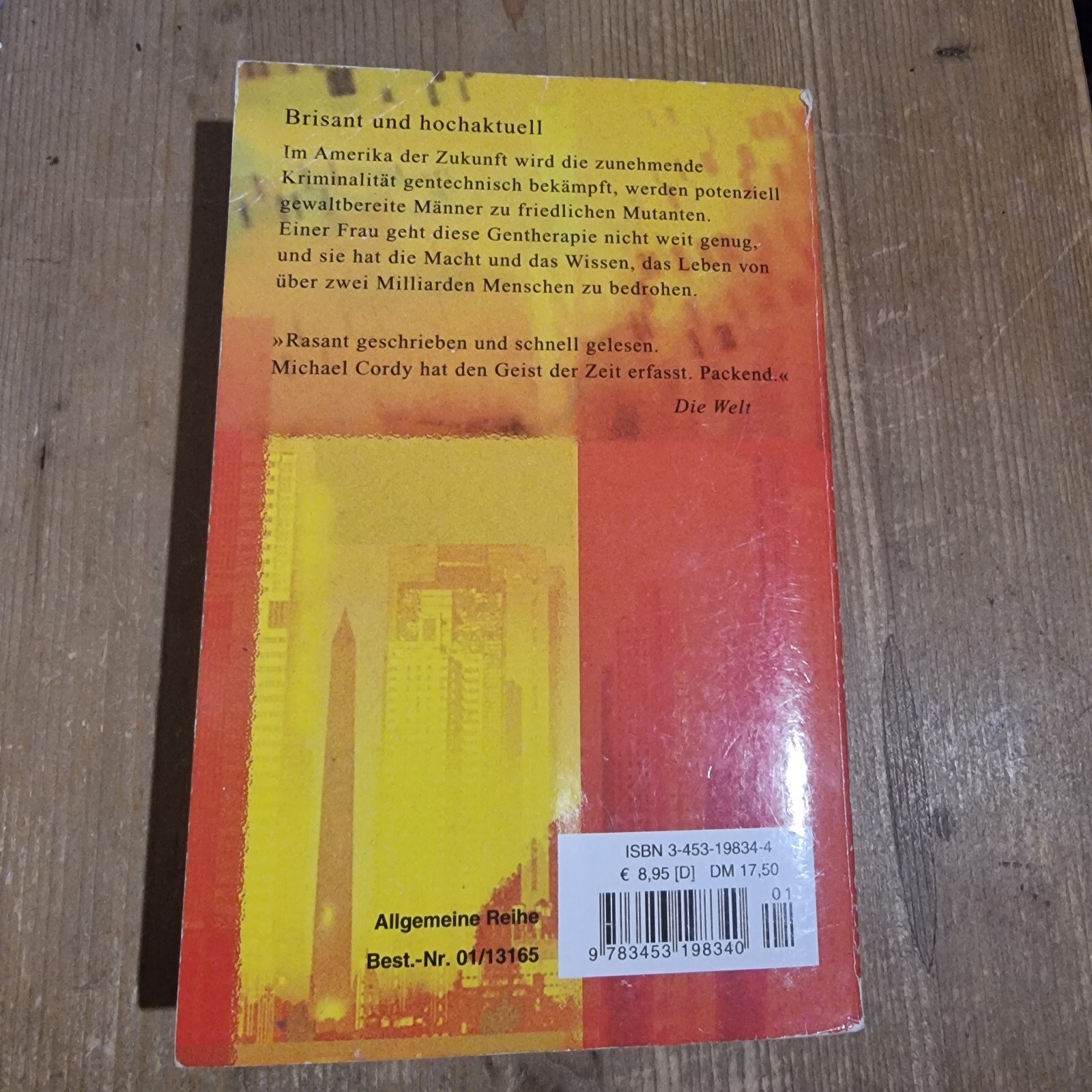Mutation Paperback by Michael Cordy Heyne 2002 415 Pages (German)