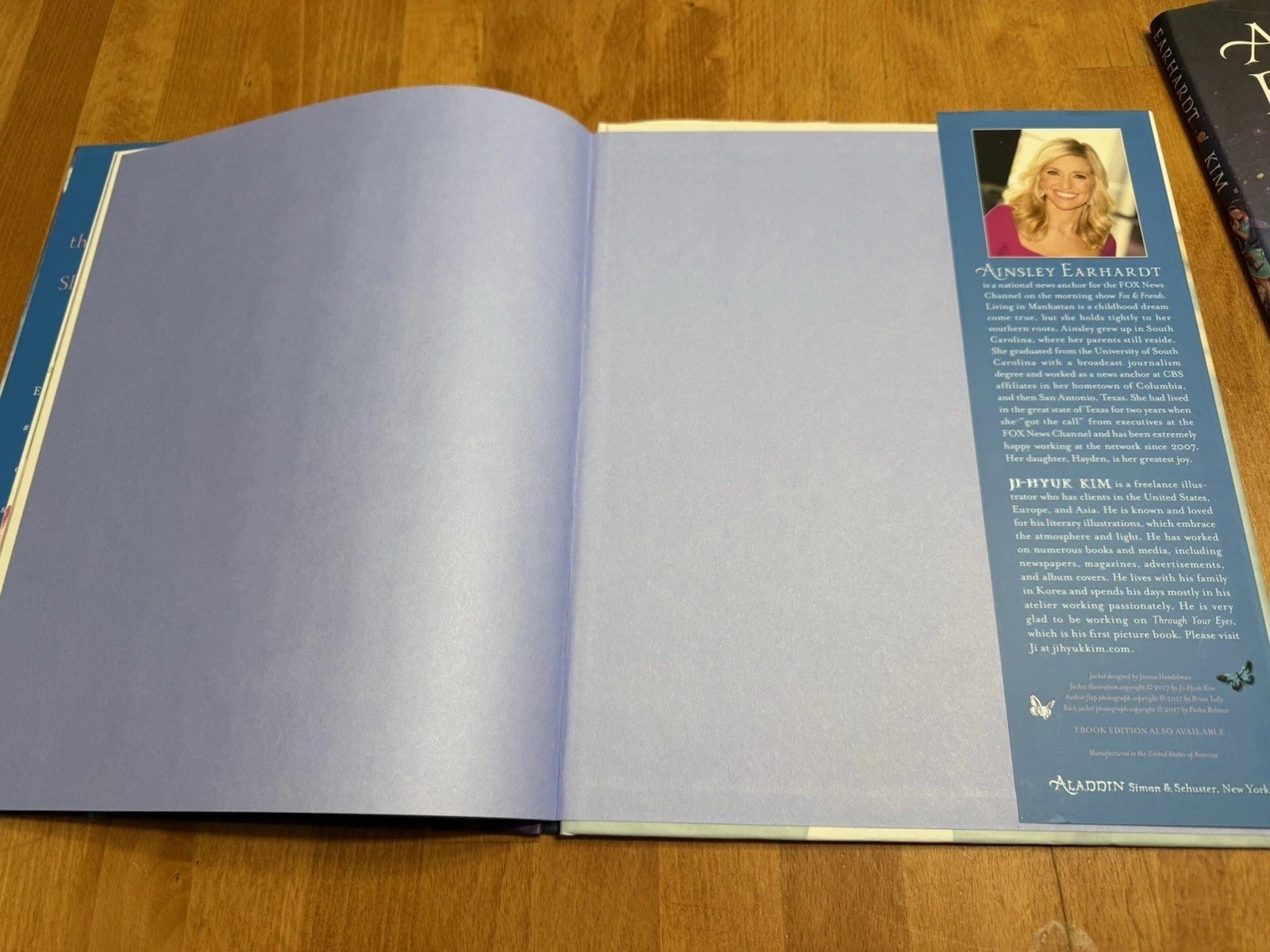 Ainsley Earhardt 2 Book Set Take Heart My Child & Through Your Eyes HC Bedtime