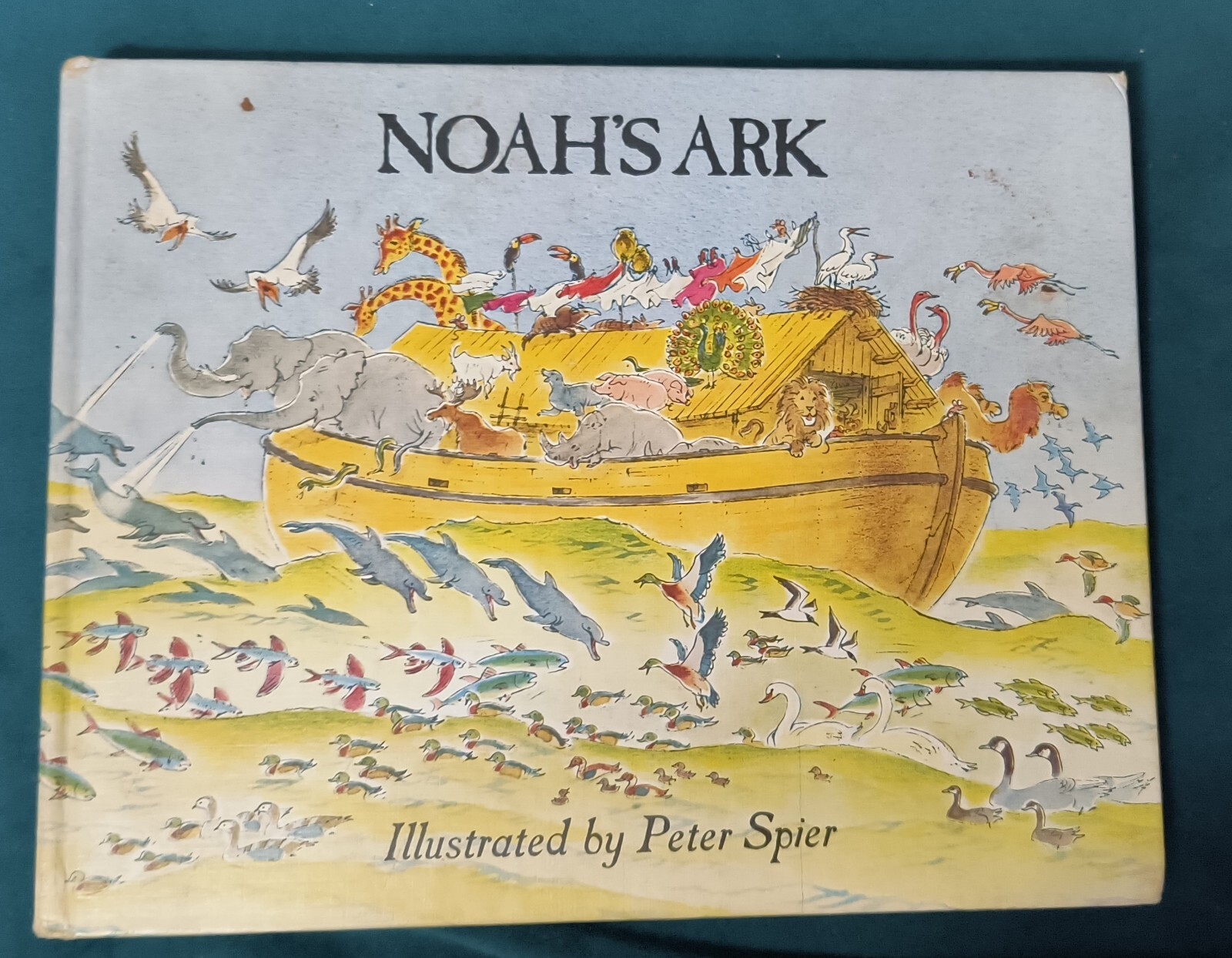NOAH’S ARK Peter Spier HB/DJ Caldecott 1977 stated First Edition