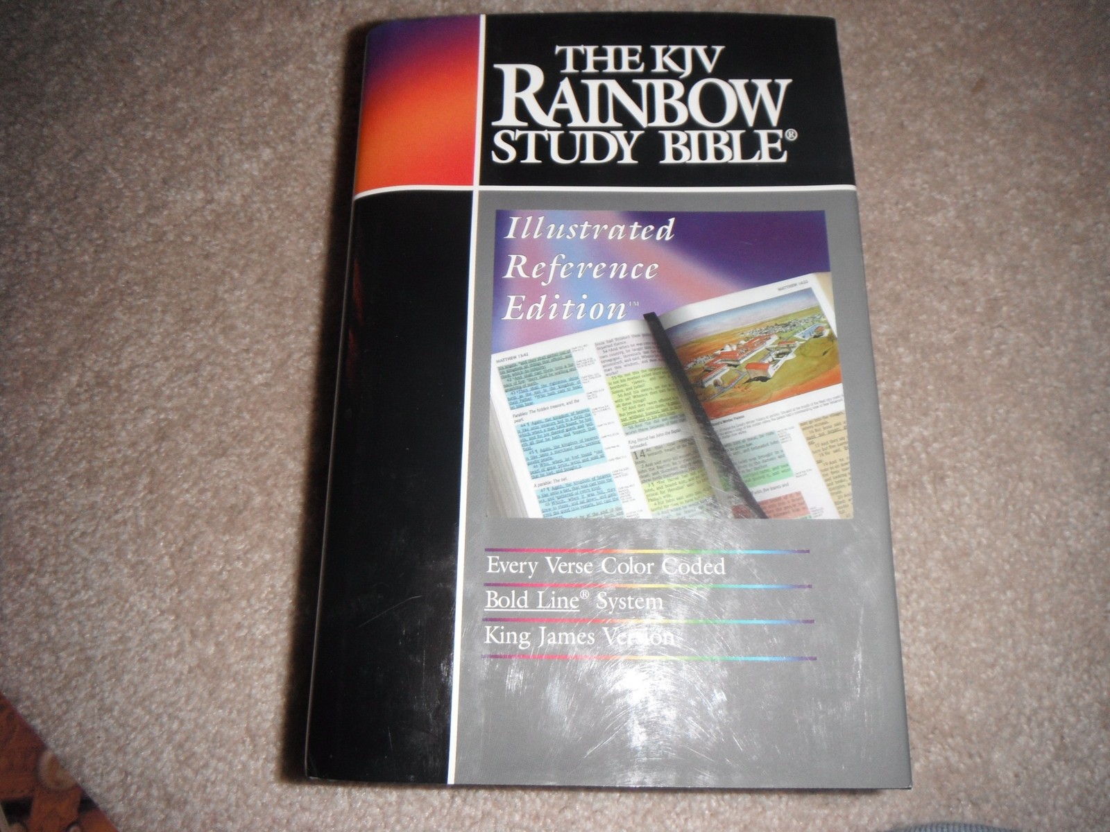 The KJV Rainbow Study Bible: Illustrated Reference Edition, Every Verse Colo…