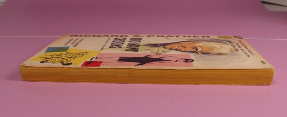 Too Many Crooks by Richard S. Prather 1963 Vintage Gold Medal Paperback k1282