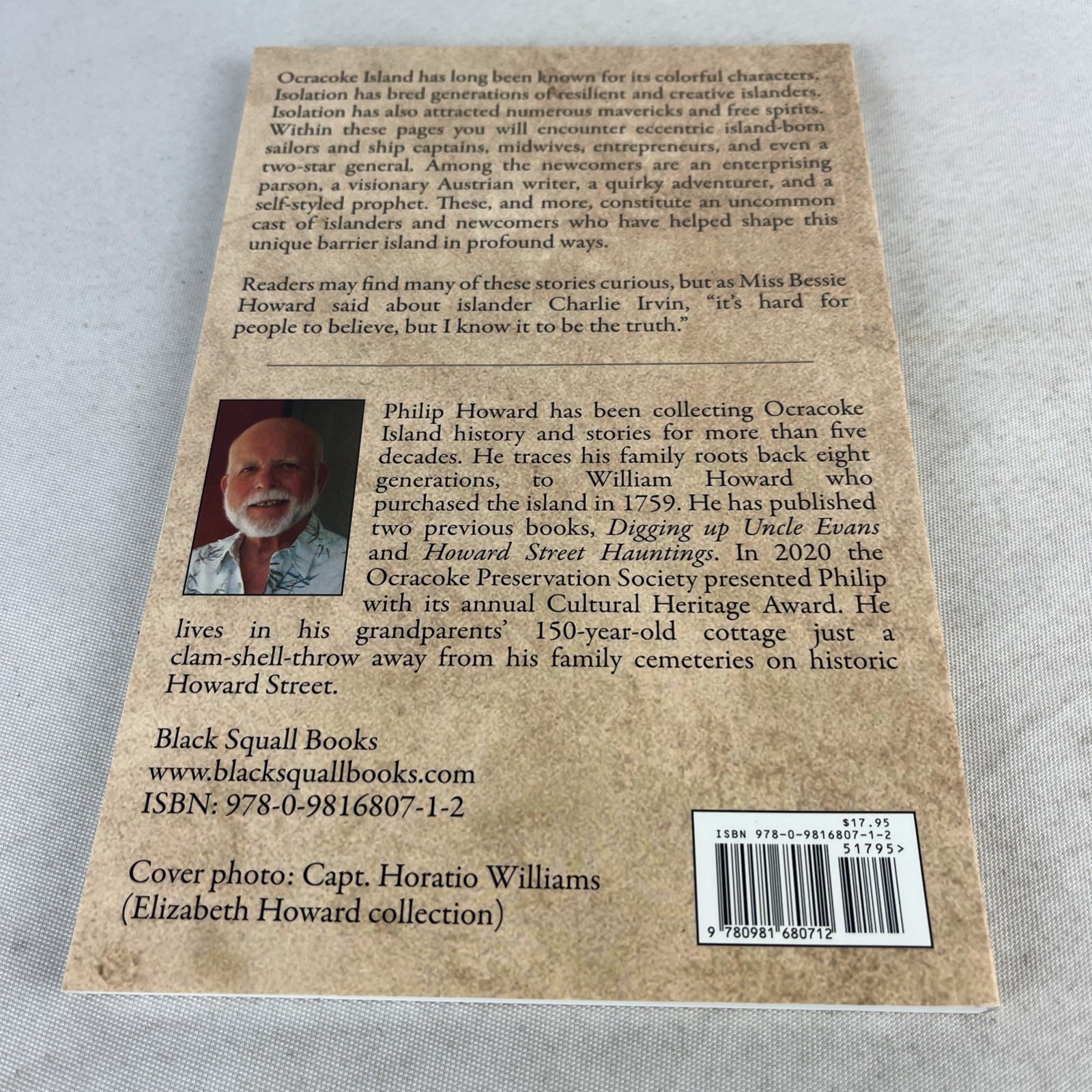 Ocracoke Island Eccentrics, Innovators & Free Spirits – SIGNED by Philip Howard