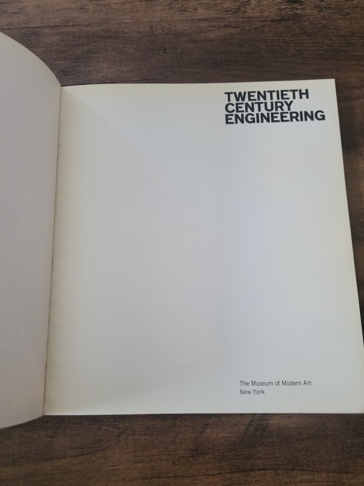 1964 Twentieth Century Engineering Museum of Modern Art MoMA Exhibit Book Vtg