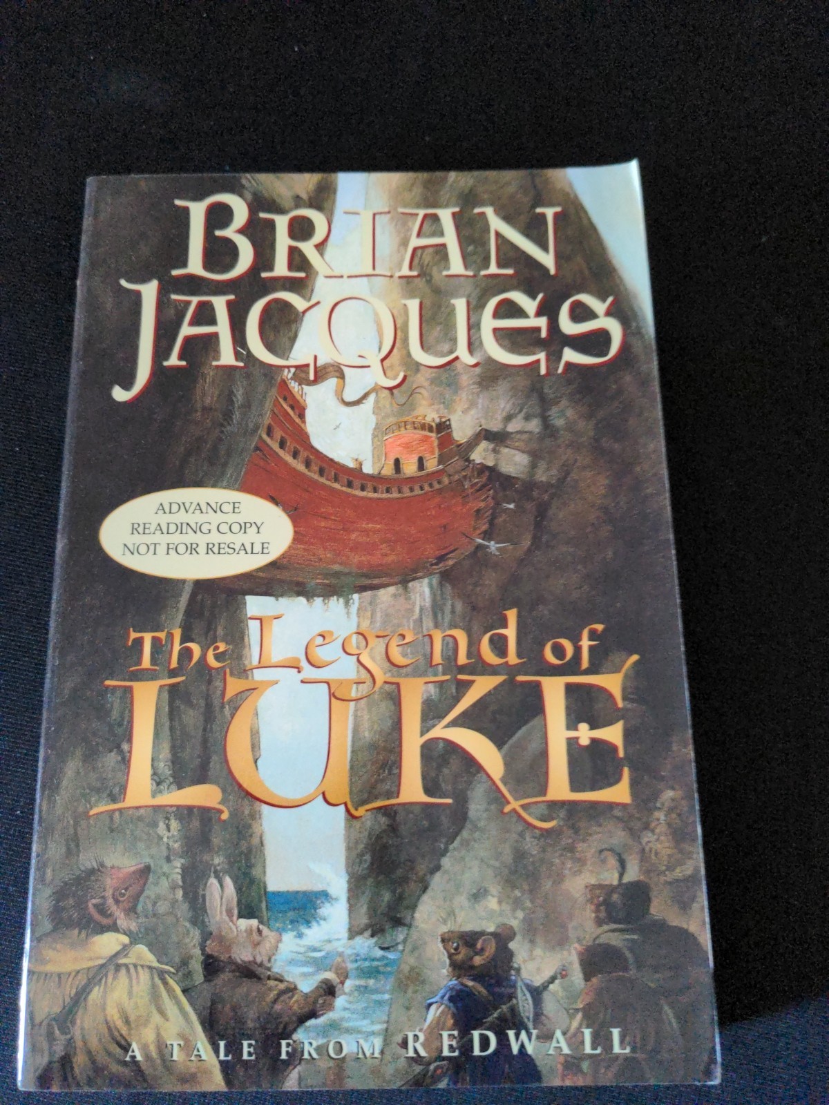 Uncorrected Proof – Legend of Luke by Brian Jacques 2000 PB ARC