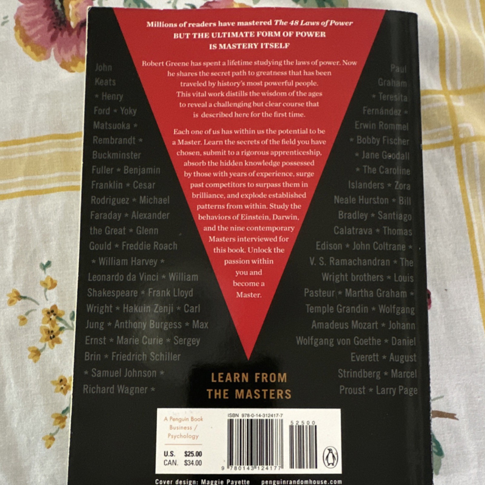 Mastery Robert Greene Trade Paperback Penguin Books 2013 Self-Help Motivational