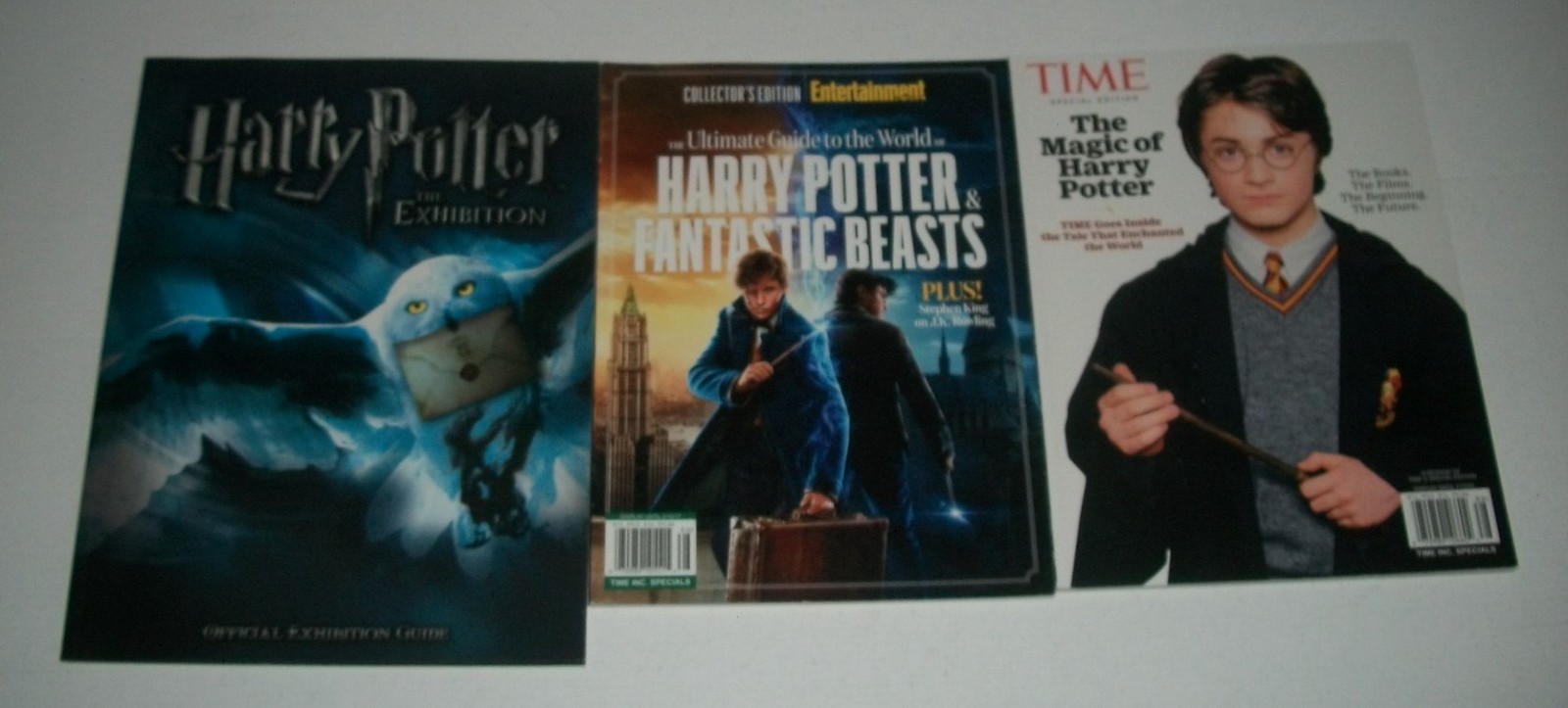 3 lot Harry Potter specials Exhibition Fantastic Beasts Magic of Time Special EX