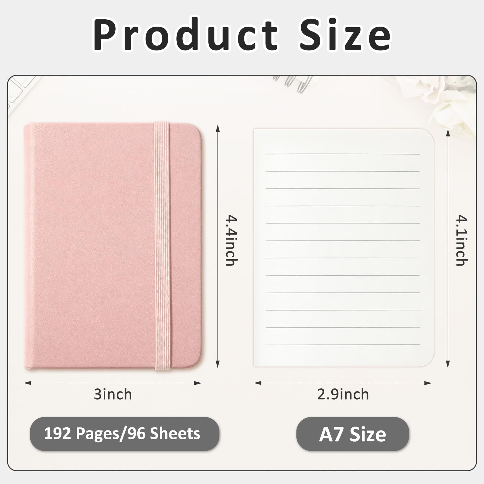 16 Packs Pocket Small Notebook Journals Mini Notebook bulk 192 Pages/96 Sheet…