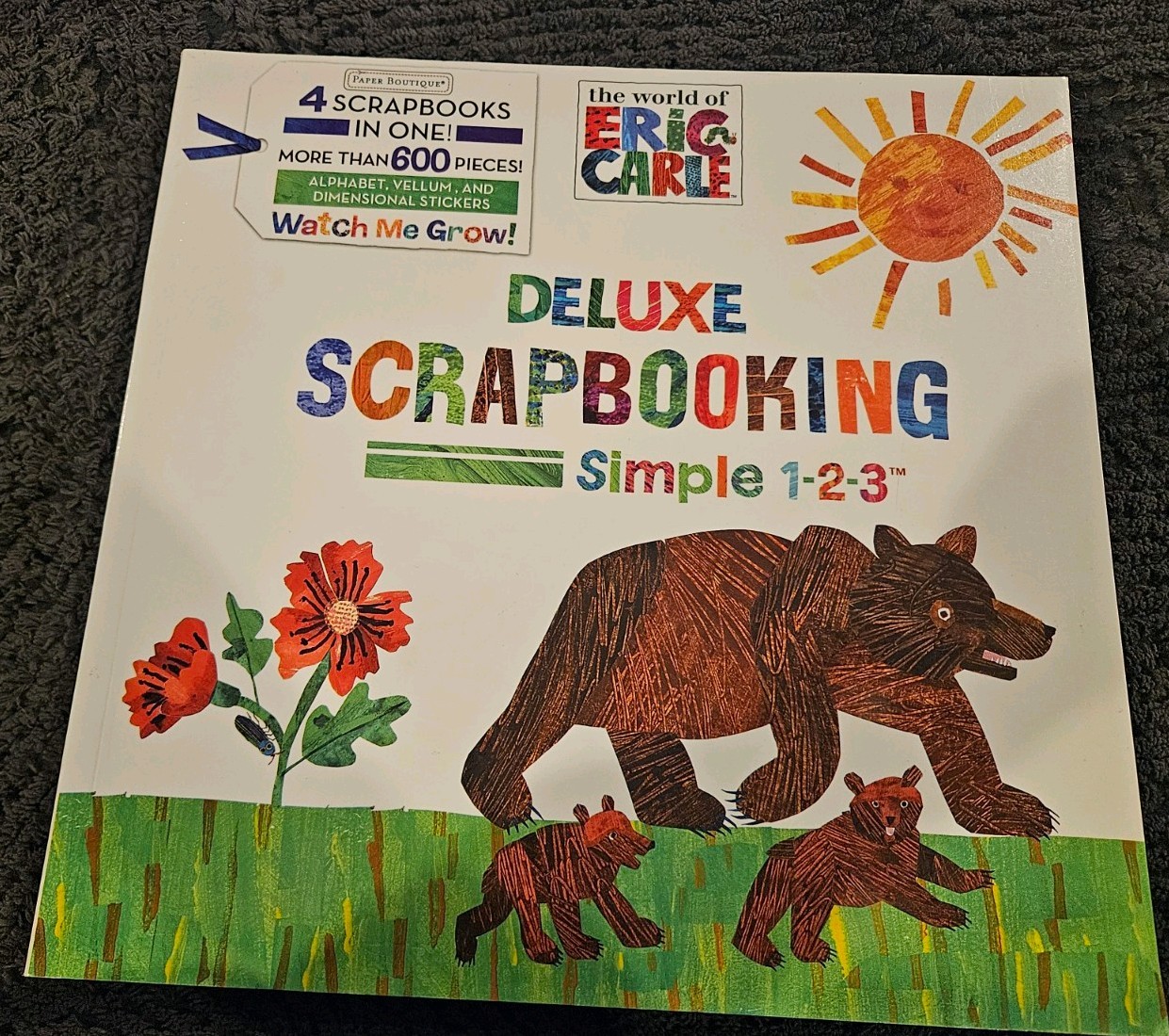 Rare Eric Carle Deluxe Scrapbooking Kit 600+ Pieces Stickers Pages Tags Unused