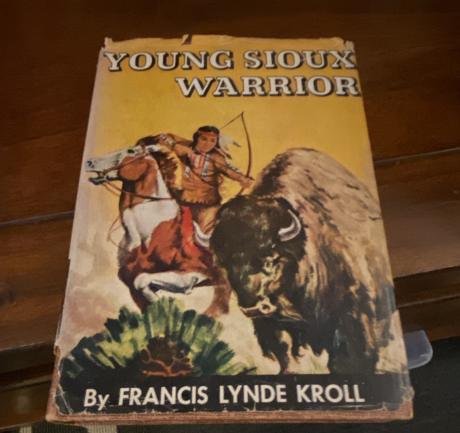Young Sioux Warrior Young Heroes Library Kroll Geer HC Illus DJ Grosset