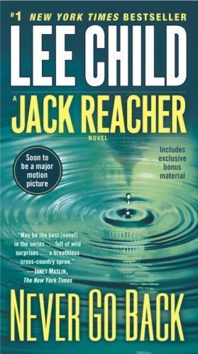 Never Go Back; Jack Reacher – 9780440246329, paperback, Lee Child