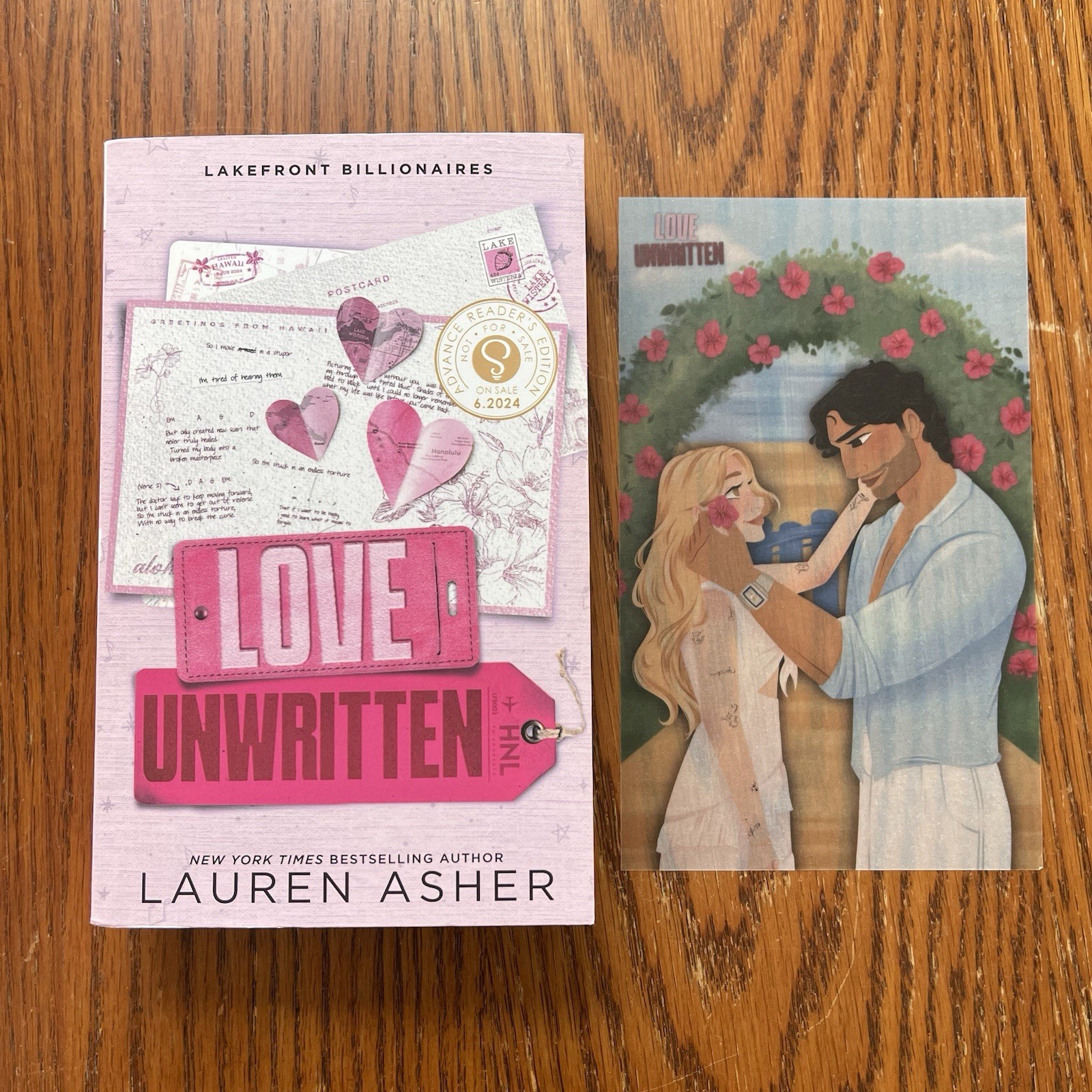 Love Unwritten Lauren Asher ARC Advance Reader Copy