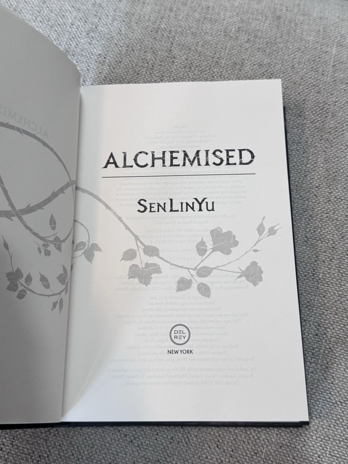 Alchemised SenLinYu Signed 1st Edition Hardcover Sold Out New