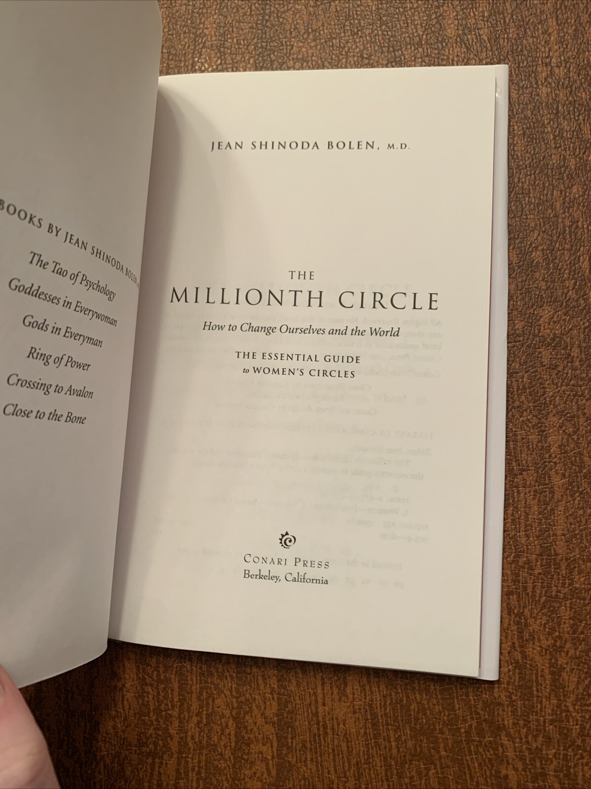 The Millionth Circle: How to Change – Hardcover, by Bolen Jean Shinoda – Good