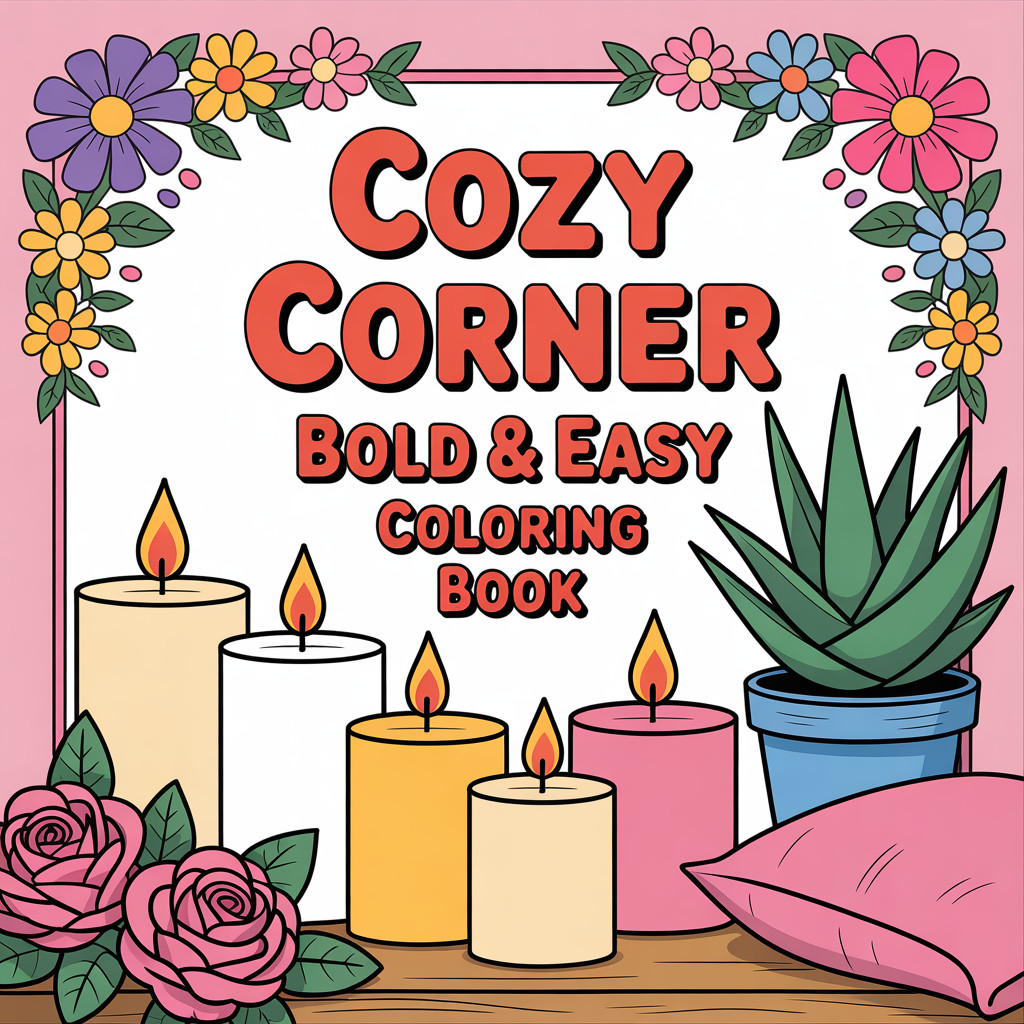 Cozy Corne2r: Coloring Book for Adults and Kids (Cozy Spaces Coloring)…