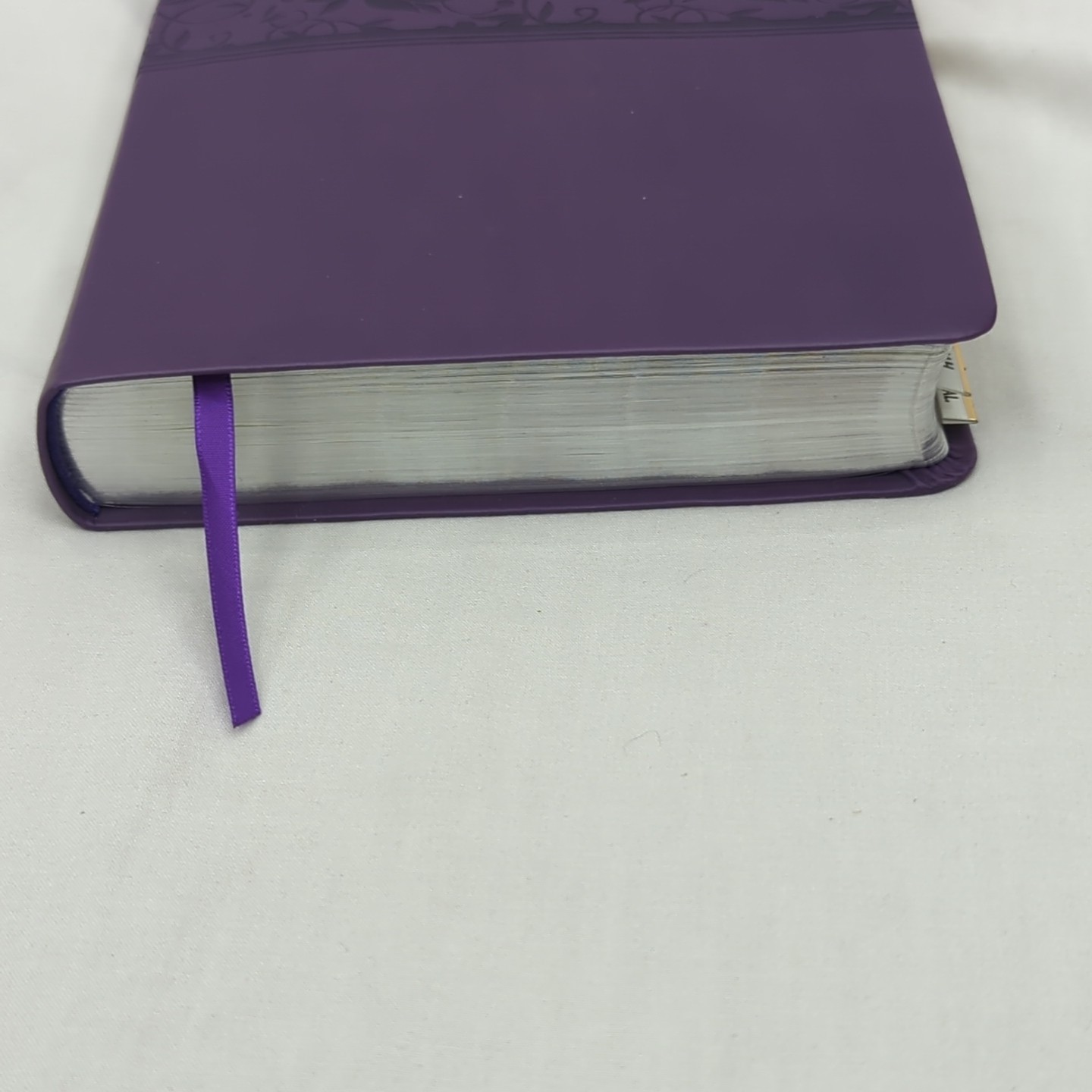 NIV Rainbow Study Bible Purple Lavender LeatherTouch Bold Line Holman Christian