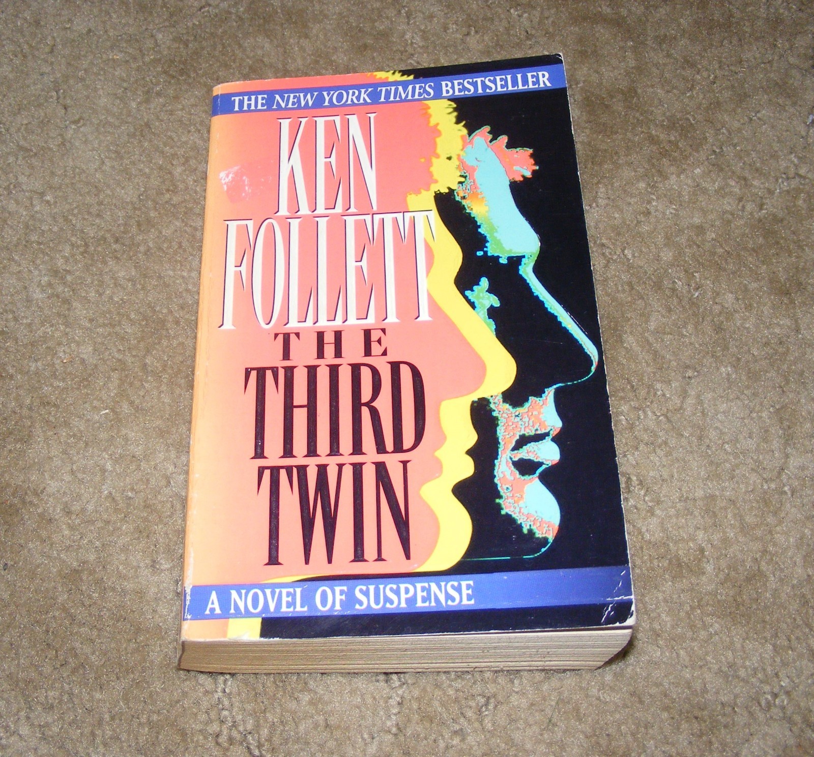 The Third Twin : A Novel of Suspense by Ken Follett (1997 Paperback)