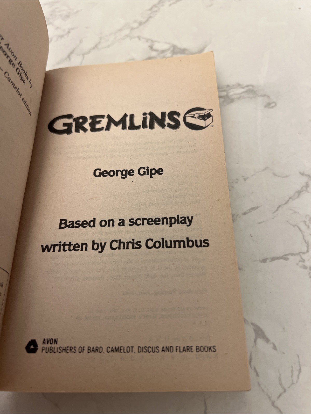 Gremlins by George Gipe 1984 1st Avon printing Steven Spielberg Vintage