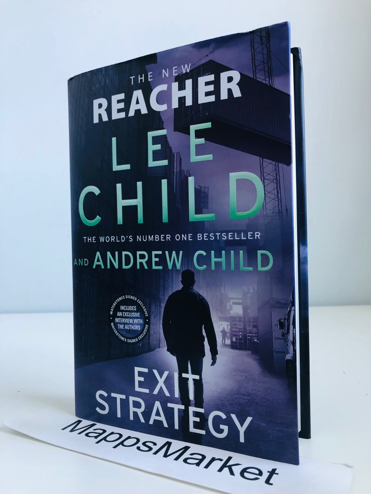 SIGNED Exit Strategy by Lee Child and Andrew Child WATERSTONES EXCLUSIVE UK 1/1