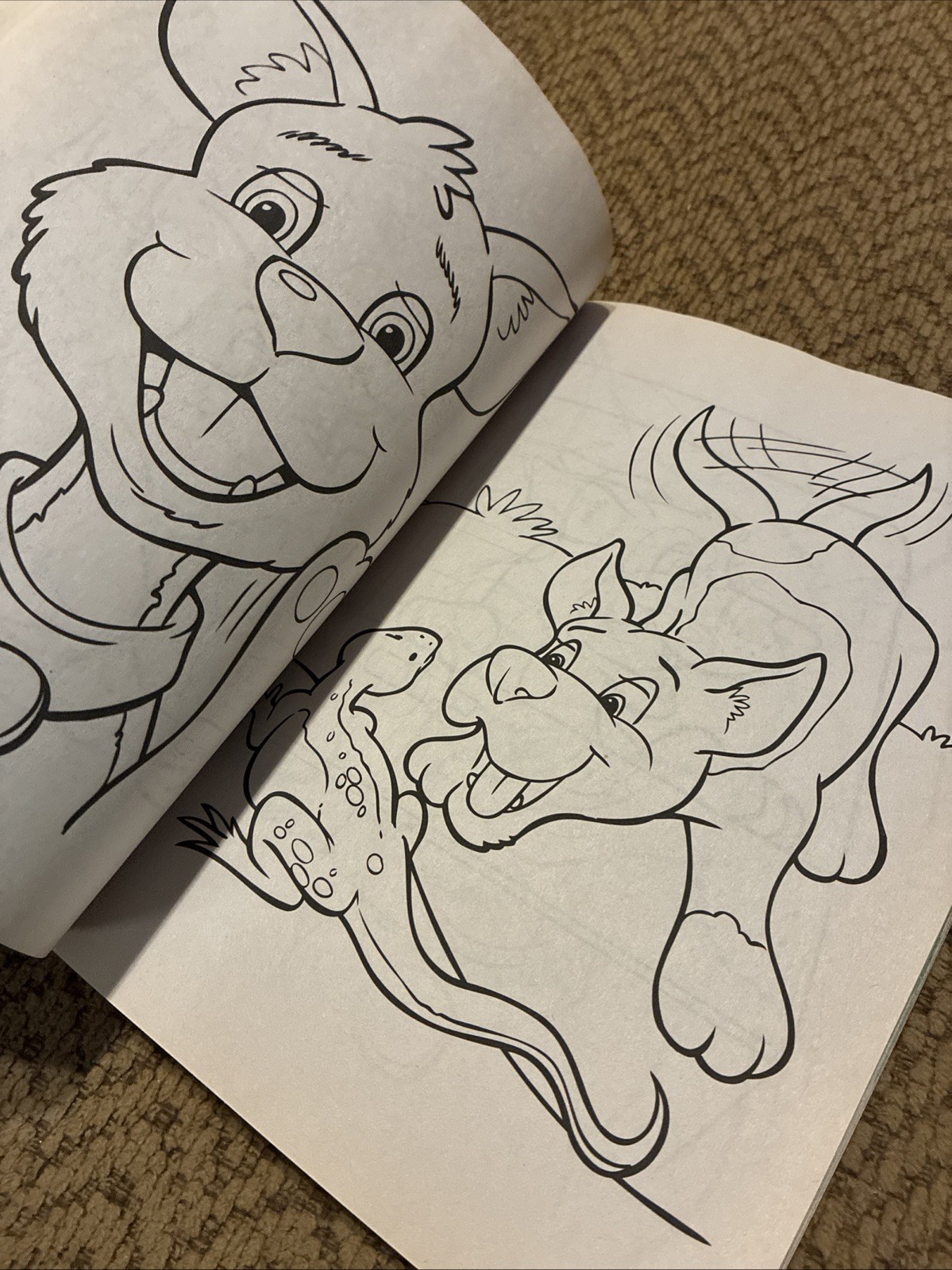 Bendon Playful Puppies Giant Coloring Activity Book Tear Share 150+ Pages New