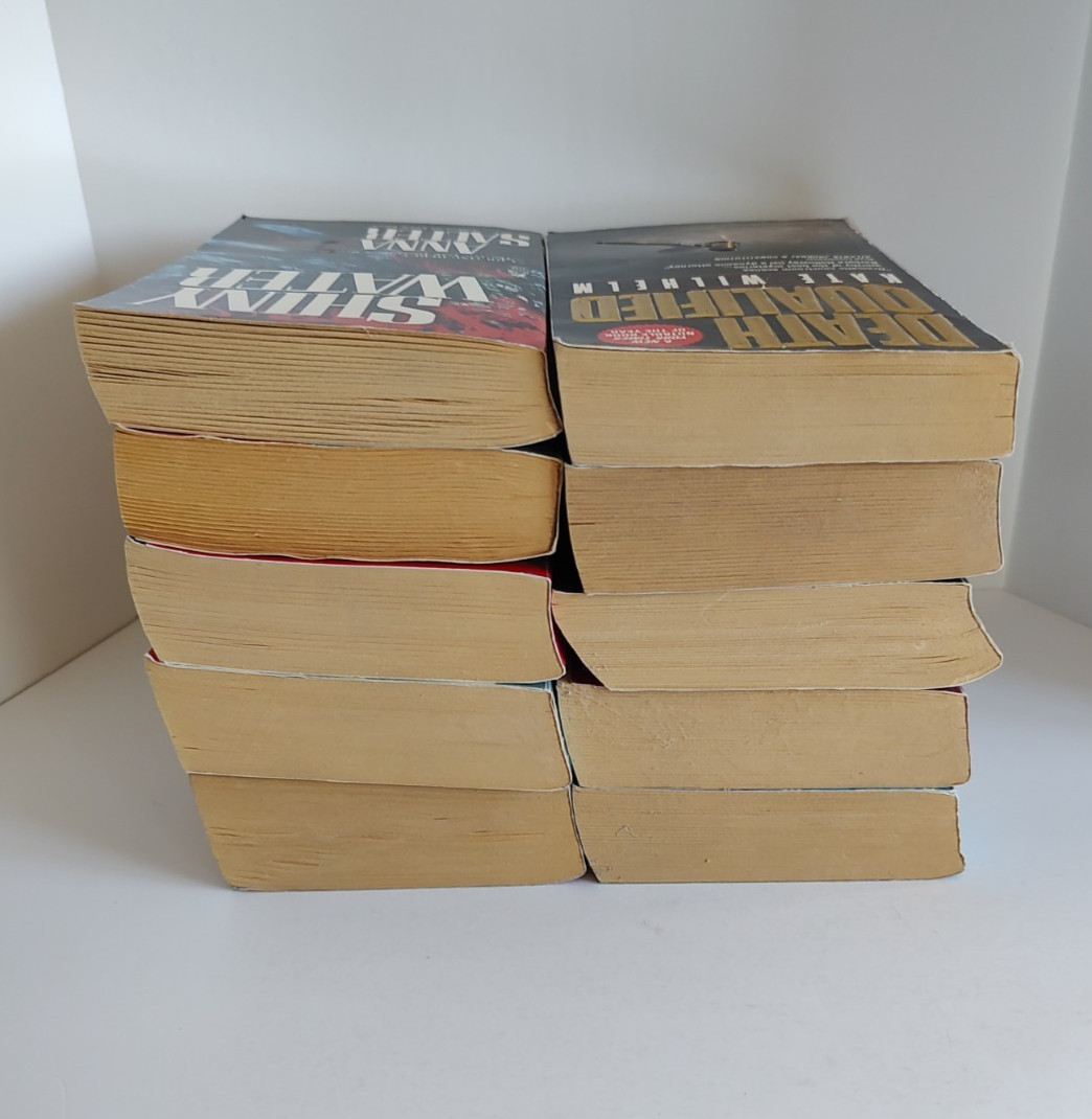 Mixed Authors Crime Thriller Suspense Lot/10 Paperback Novels