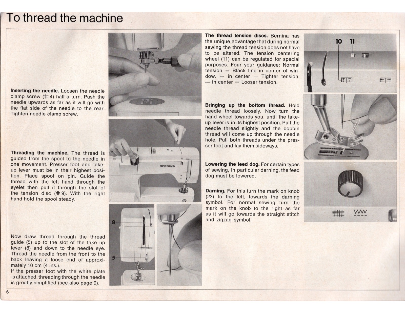 BERNINA 830 Record 831 Sewing Machine COLOR User Manual – COIL BIND – COVERS
