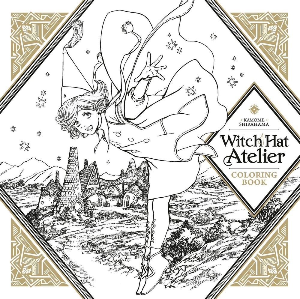 Witch Hat Atelier Coloring Book by Kamome Shirahama Paperback Book