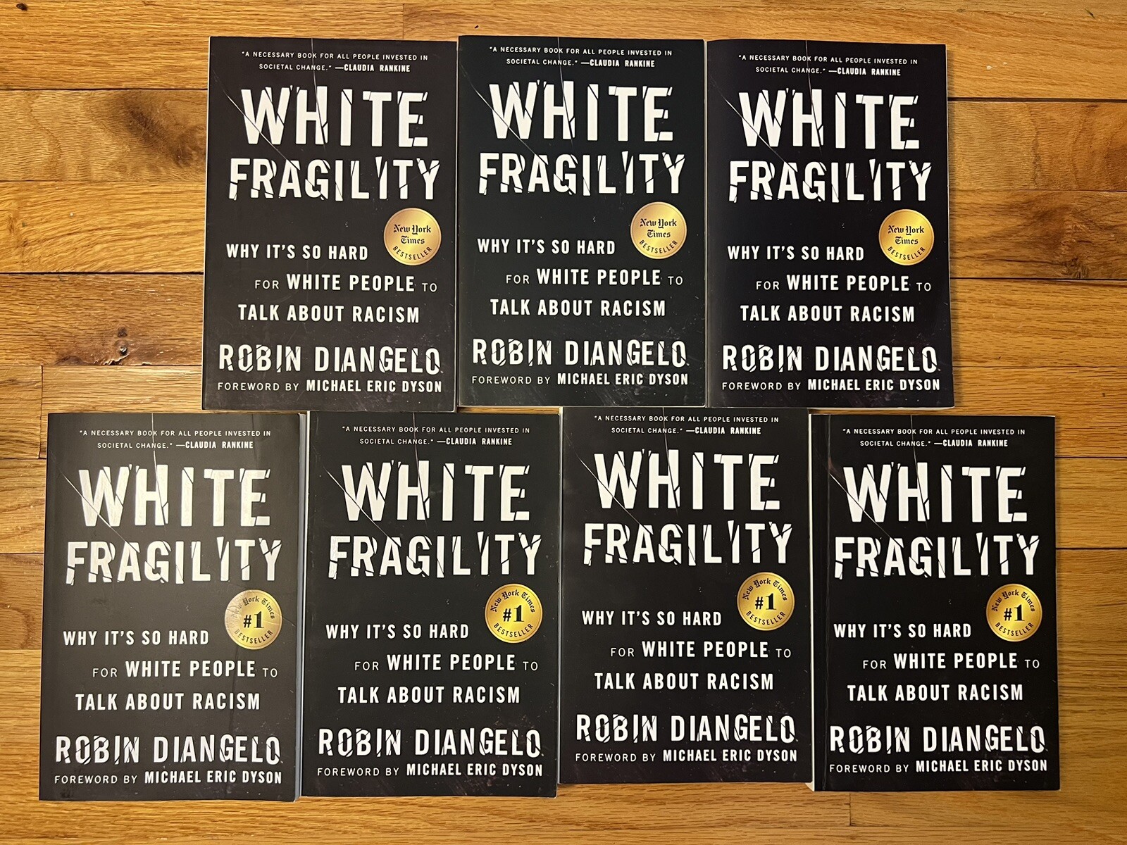 Lot of 7 – White Fragility by Robin DiAngelo – Trade Paperback Books – VG++