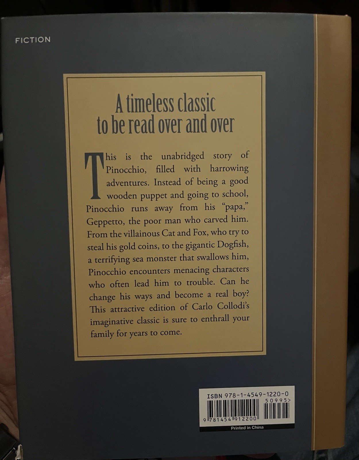 Sterling Publishing Pinocchio by Carlo Collodi Unabridged HC Scott McKowen 2014