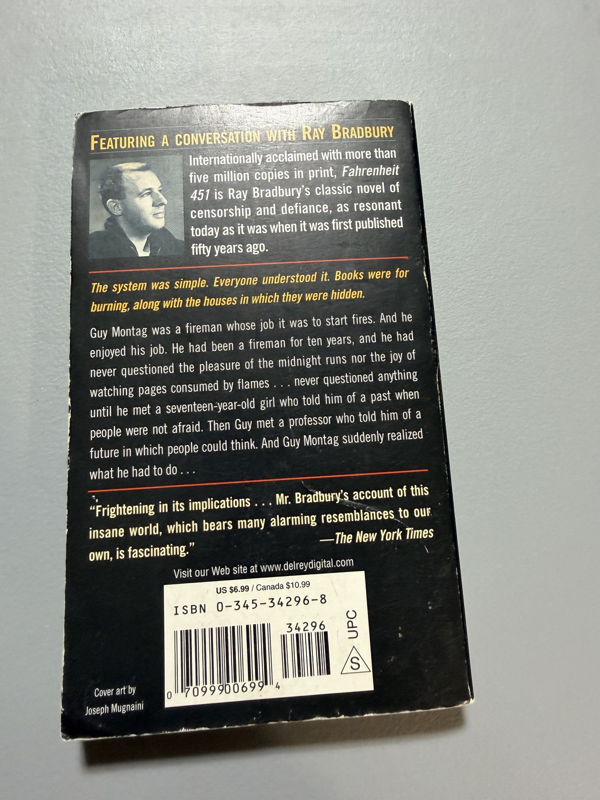 Fahrenheit 451 by Ray Bradbury – 50th Anniversary Edition