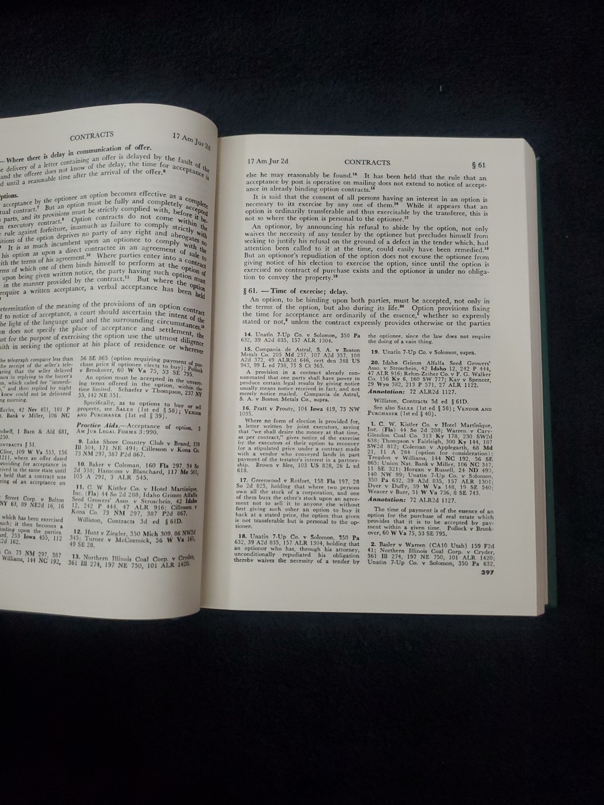 American Jurisprudence 2d Contracts