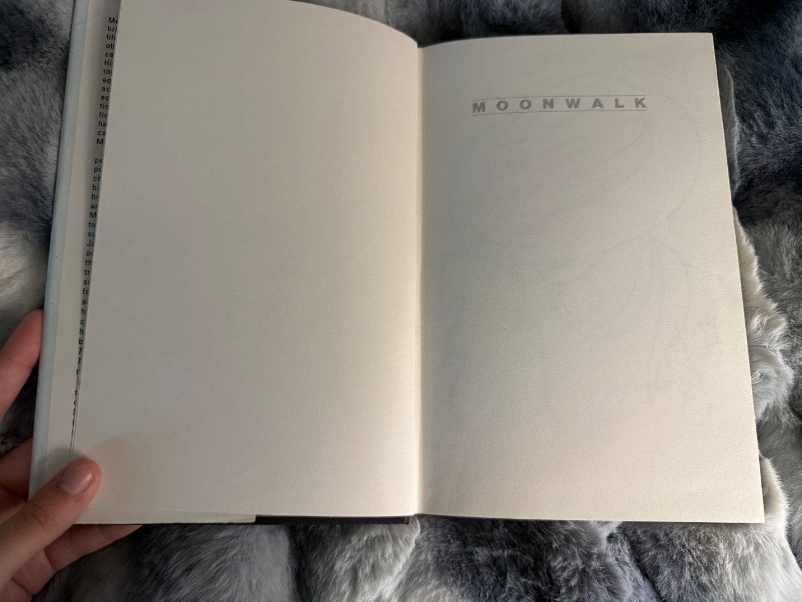 Michael Jackson Moonwalk 1988 First Edition Hardcover Dust Jacket ISBN 043437042