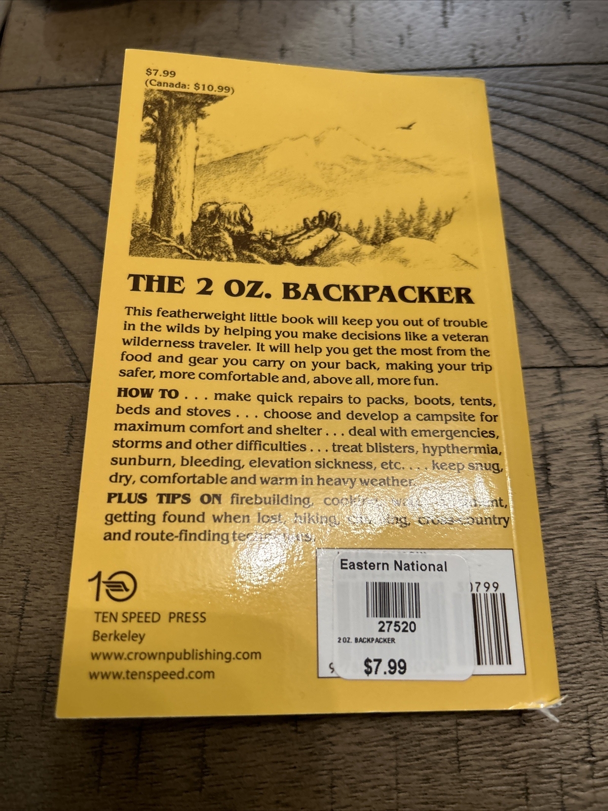 The 2 Oz. Backpacker : A Problem Solving Manual for Use in the Wilds by…