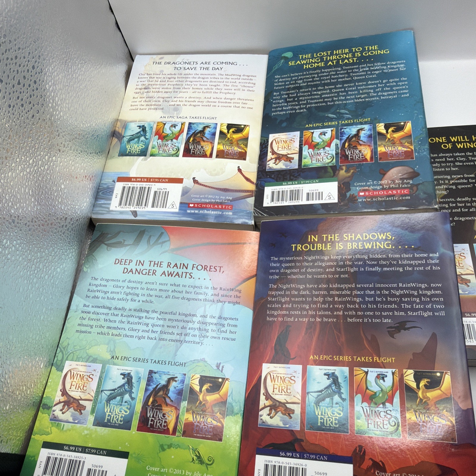 Wings of Fire Boxset, Books 1-5 See Pics
