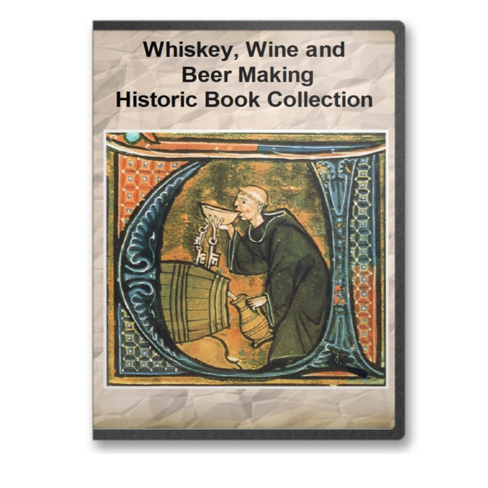 11 Rare Books Home Wine Whiskey Making Beer Brewing Distillery Ferment CD – D317