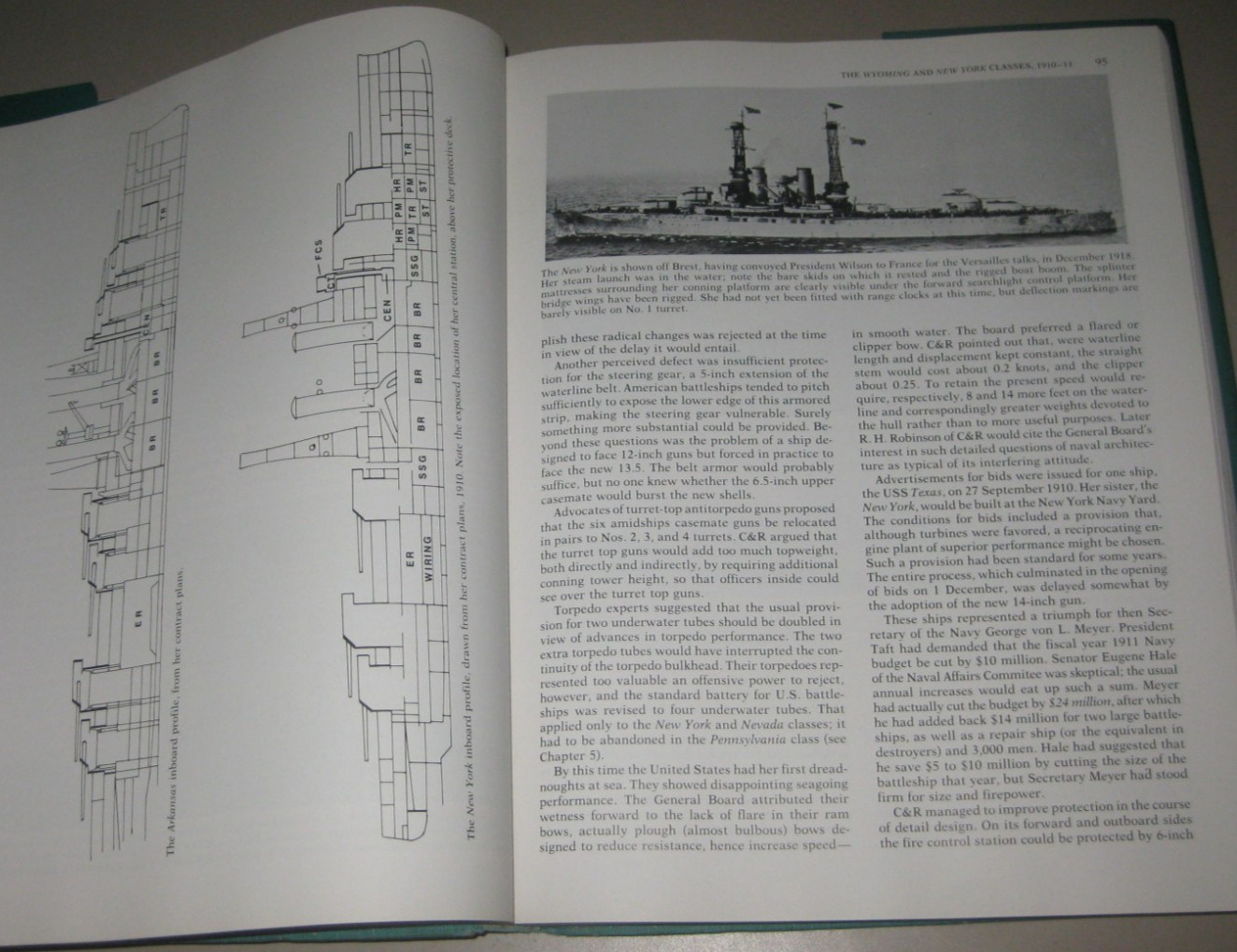 U.S. Battleships: An Illustrated Design History – Norman Friedman, HBDJ, 1985