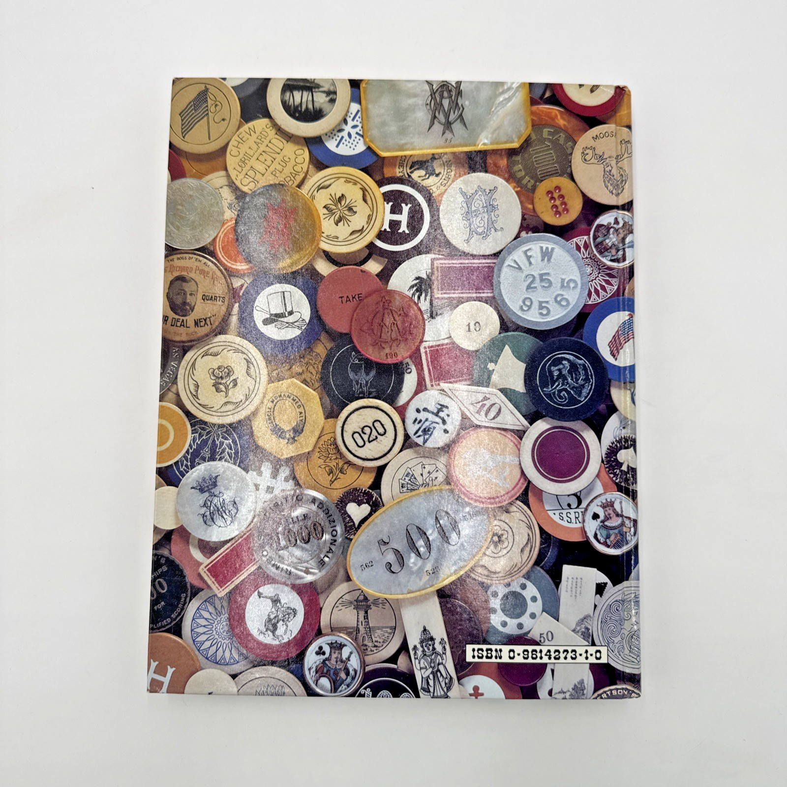 Antique Gambling Chips HC 1985 SIGNED Seymour 323/500 First Ed