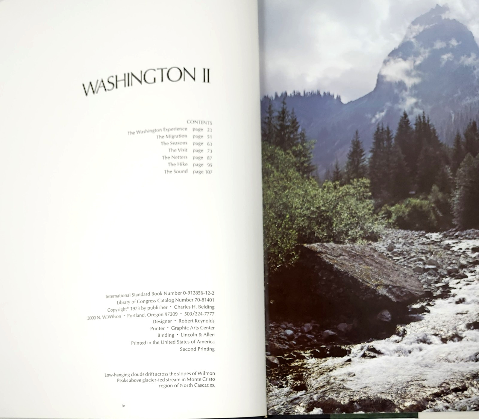 Two Vols: Washington & Washington II–VTG Photography & History by Ray Atkeson