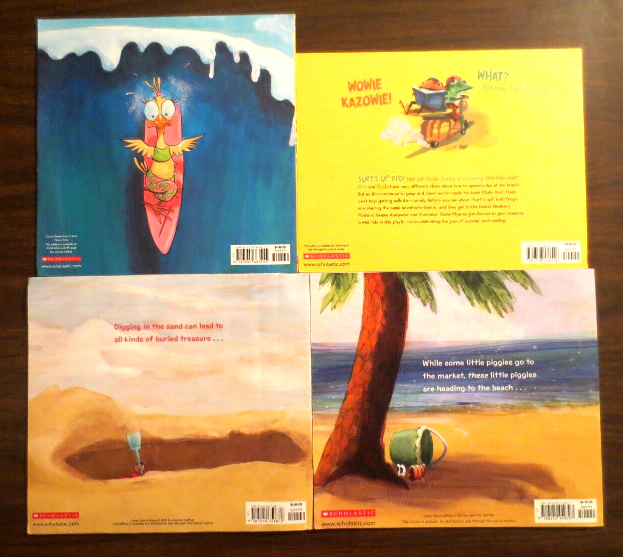 Lot of 4 PIG KAHUNA By Jennifer Sattler + SURFER CHICK By Kristy Dempsey
