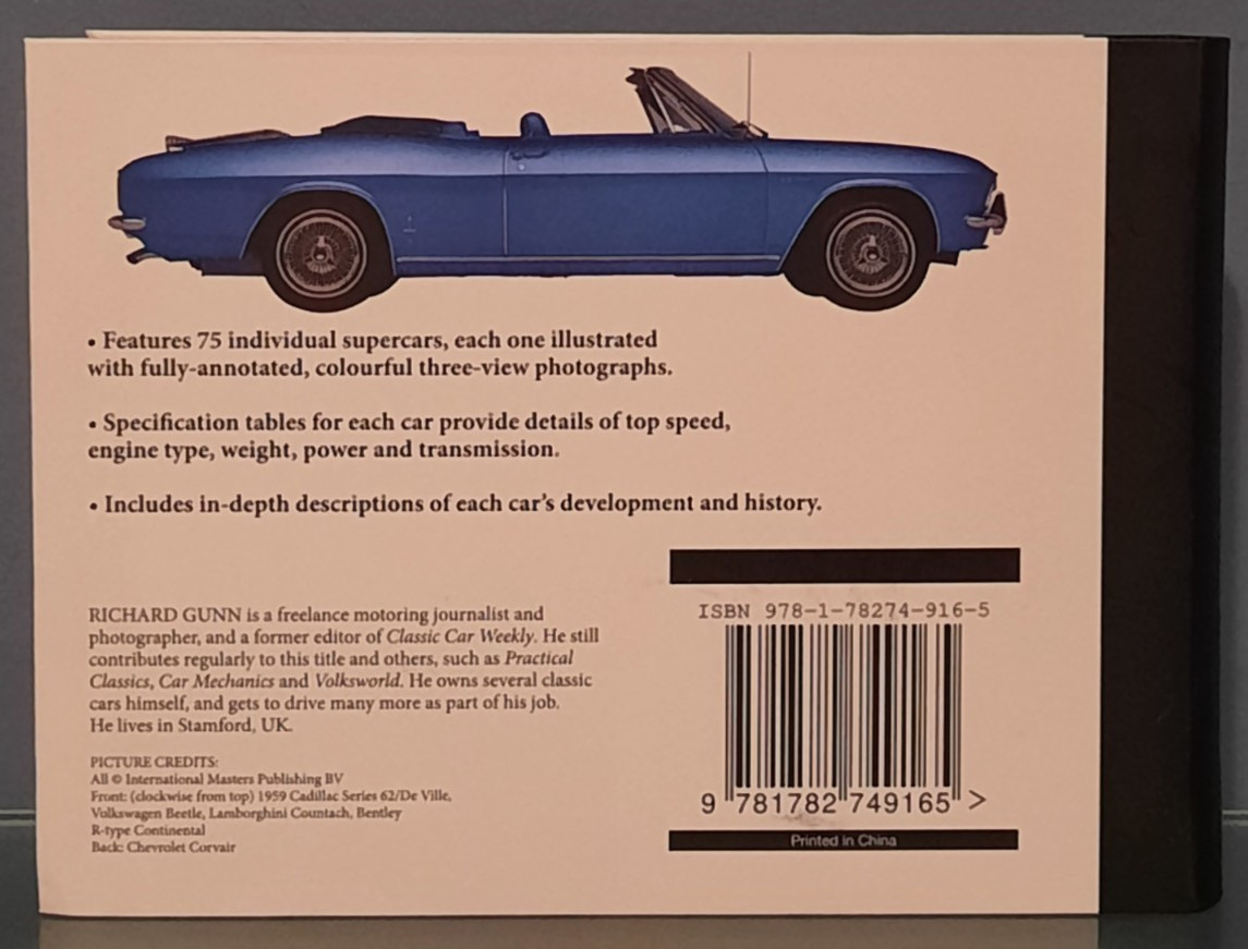 Classic Cars : The World’s Greatest Marques by Richard Gunn 2019