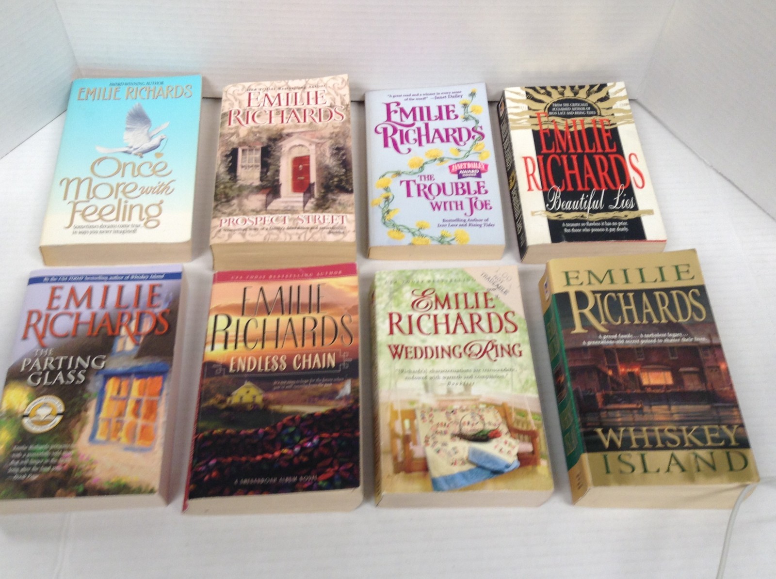 EMILIE RICHARDS Lot of 8 Books 1+2 in Donaghue + Shenandoah Series + 4 Other PB
