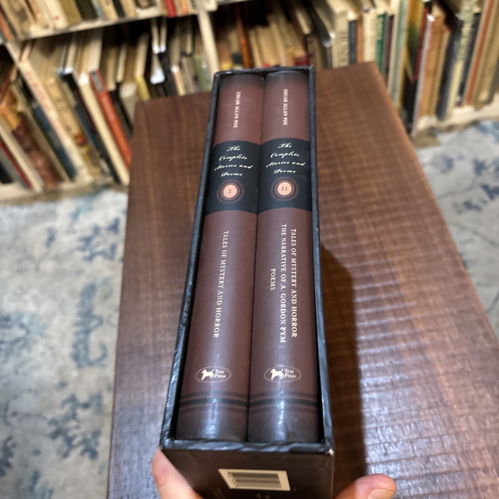 Edgar Allan Poe: The Complete Stories and Poems Tess Press 2 Volume Set Slipcase