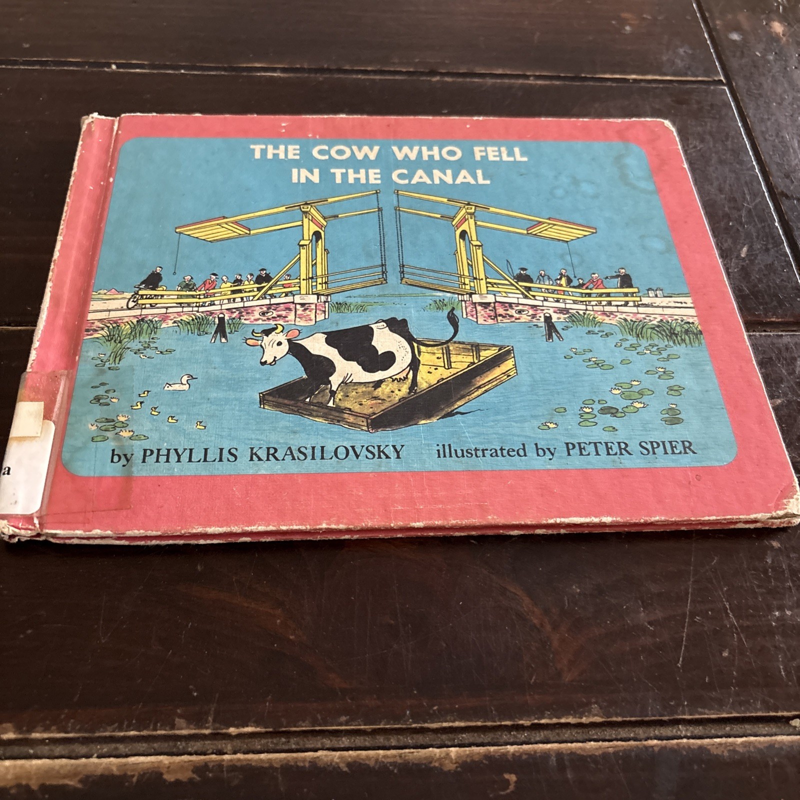 The Cow Who Fell in Canal Peter Spier Krasilovsky Vintage Hardcover Book 1957